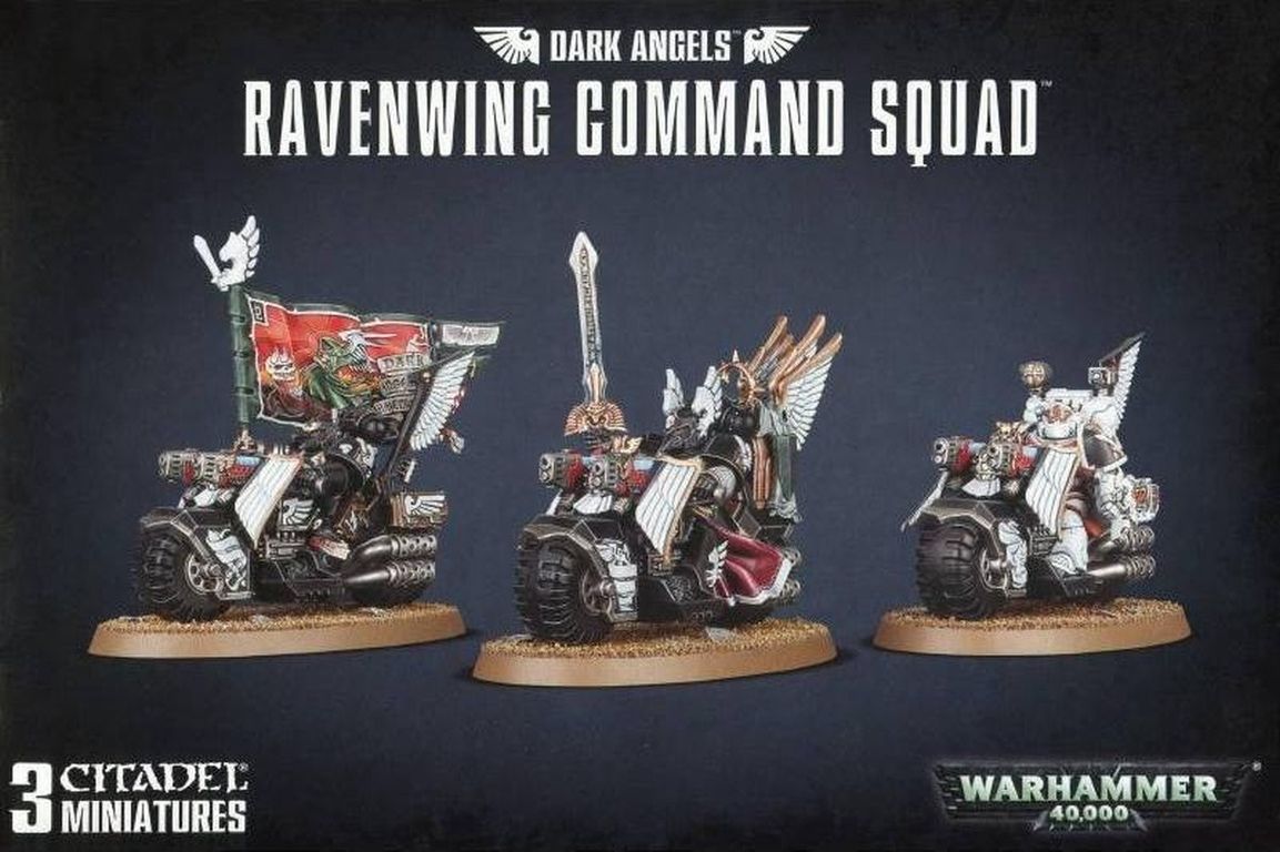Warhammer 40k Dark Angels Set Dark Angels: Ravenwing Command Squad, Warhammer 40k, Nuovo E Sigillato, Cod. 44-11 Games Workshop Set Comando Ravenwing Games Workshop