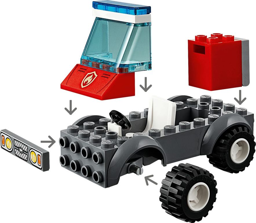 LEGO® City Barbecue Burn Out components