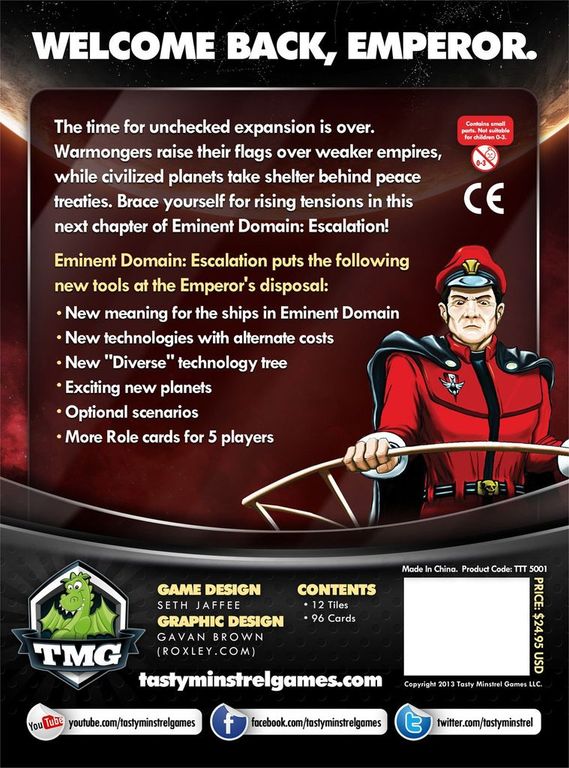 Eminent Domain: Escalation parte posterior de la caja