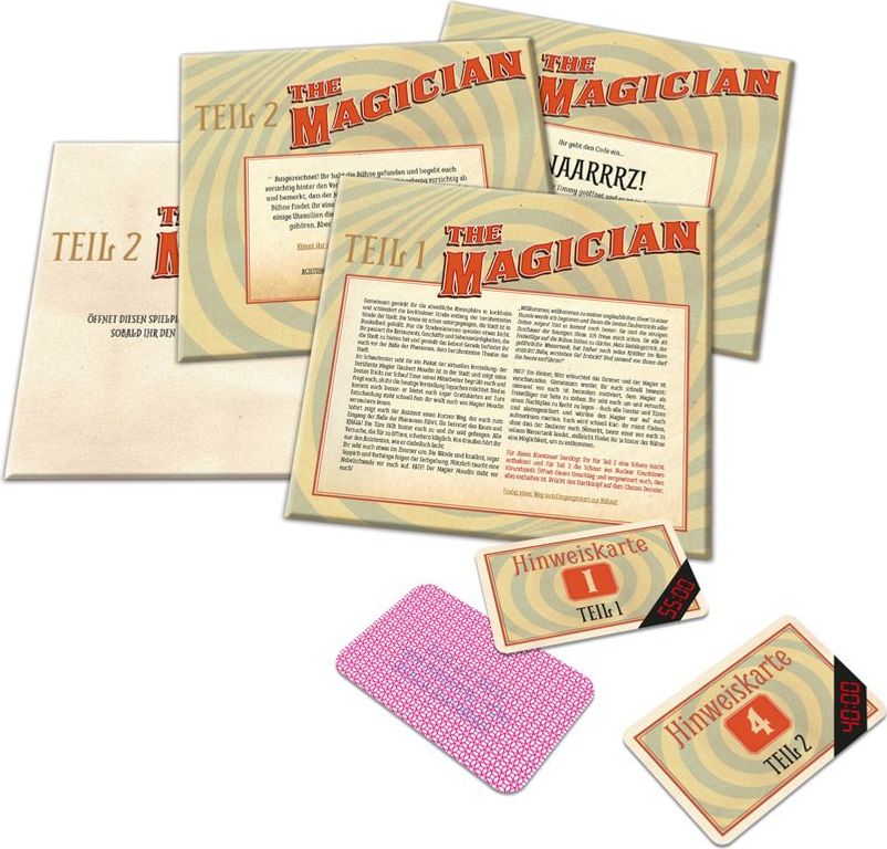 Escape Room: The Game - The Magician components
