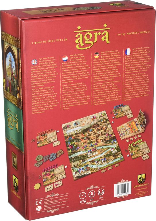 Agra back of the box