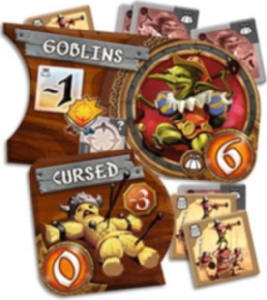 Small World: Cursed! components