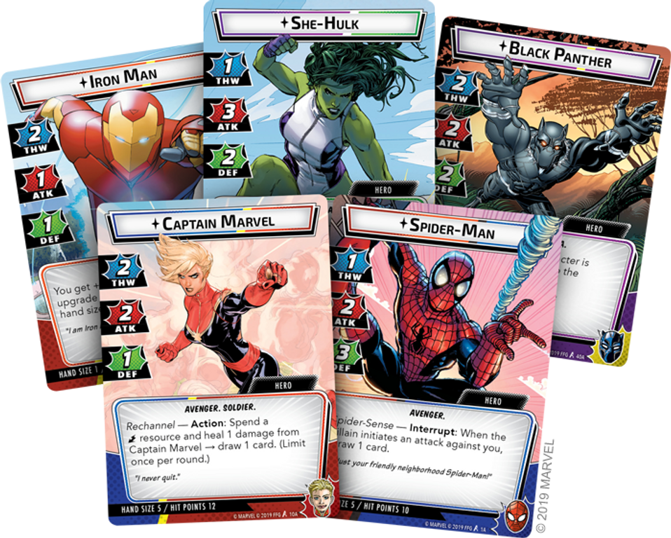 Marvel Champions: The Card Game kaarten