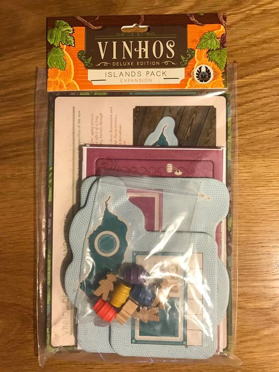 Vinhos Deluxe Edition: Islands Expansion Pack components