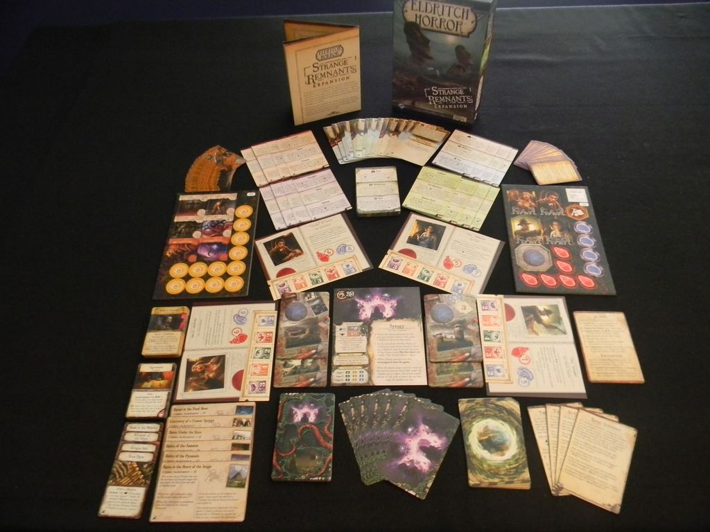 Eldritch Horror: Strane Rovine componenti