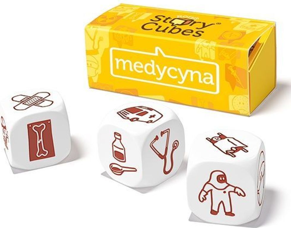 Rory's Story Cubes: Medic components