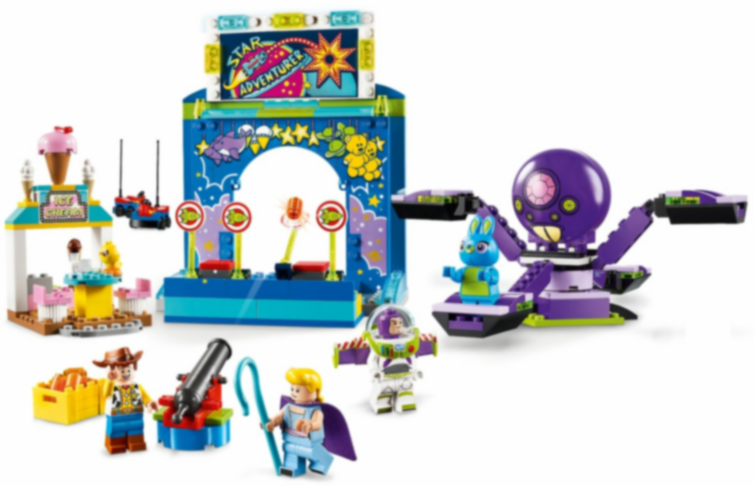 LEGO® Toy Story Kermismania van Buzz en Woody componenten