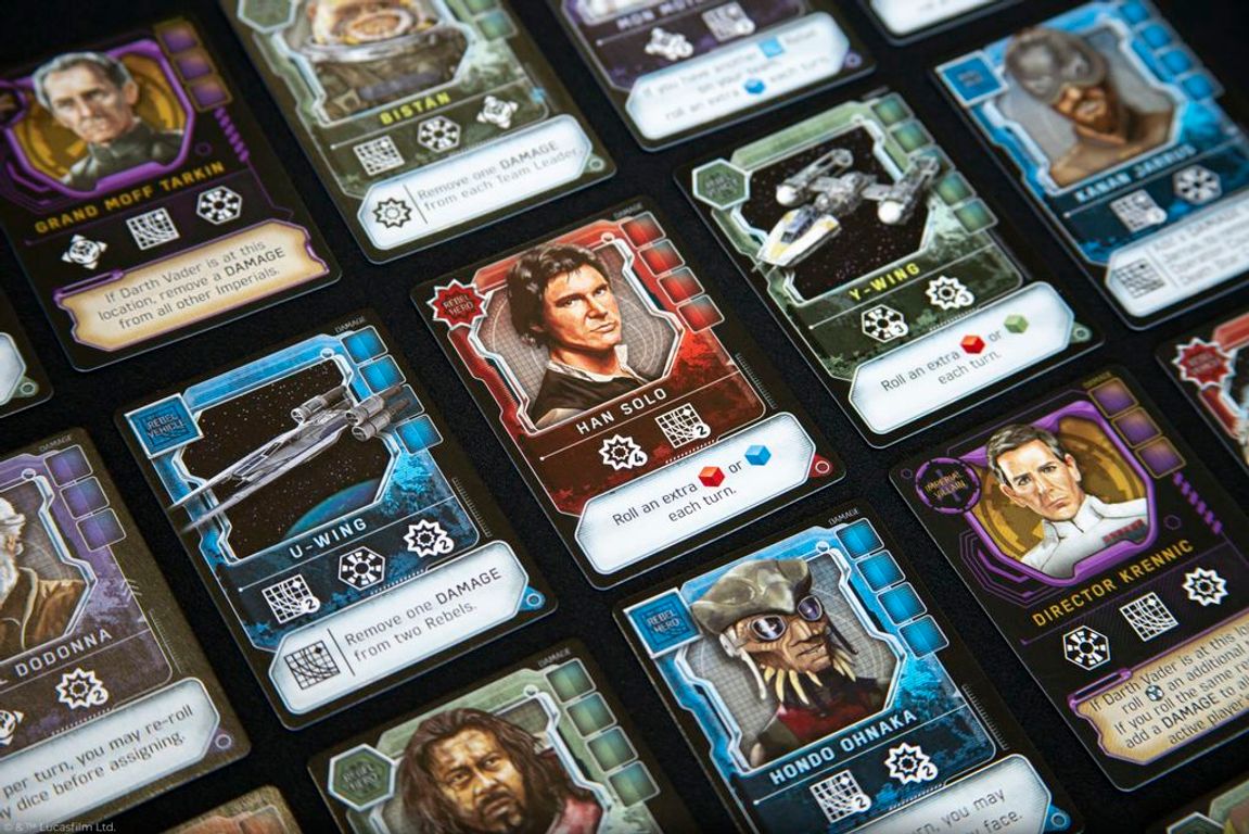 Star Wars: Dark Side Rising carte