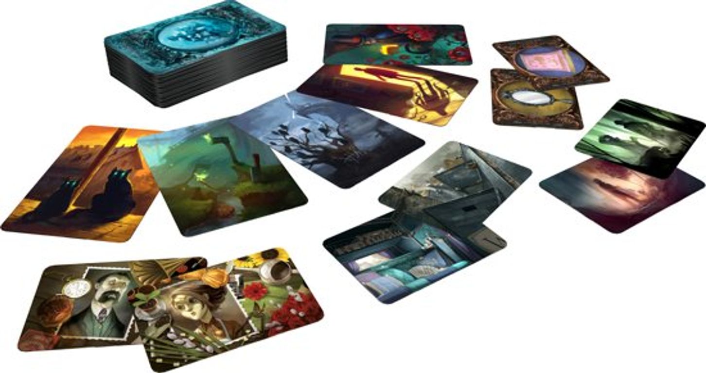 Asmodee- Mysterium-Secrets and Lies Expansion Board Game Italian Edition, Color, 8694 carte