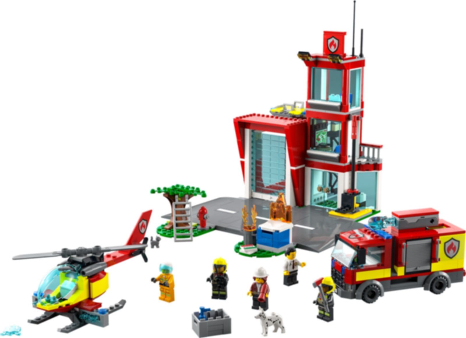 LEGO® City Brandweerkazerne componenten