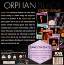 Orphan Black: The Card Game back of the box