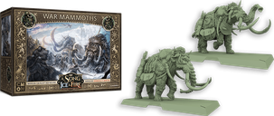 A Song of Ice & Fire: Tabletop Miniatures Game – War Mammoths components