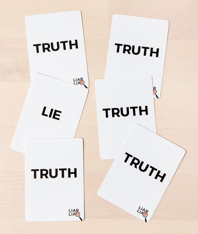 Liar Liar: The Game of Truths and Lies cartes