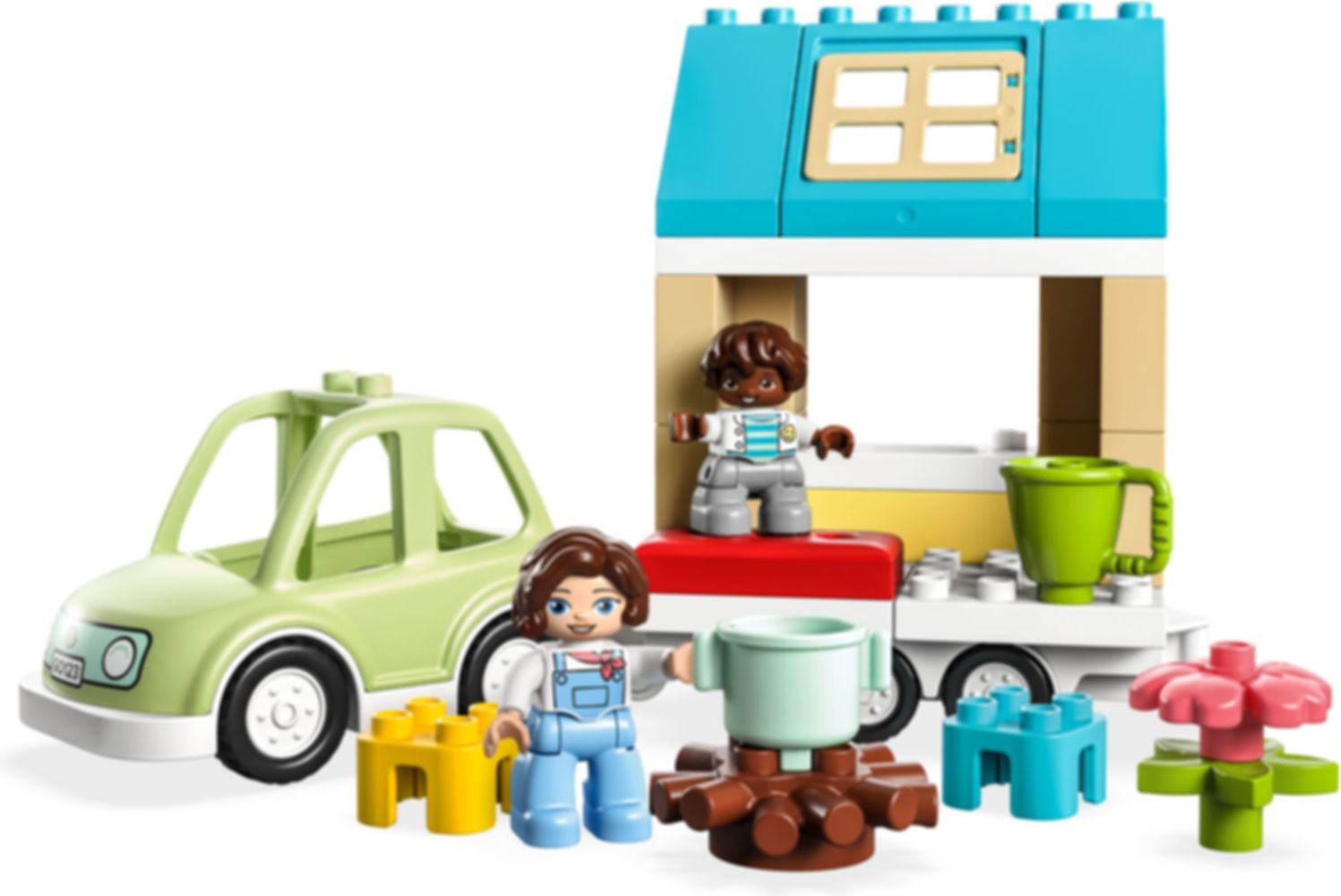 LEGO® DUPLO® Familiehuis op wielen componenten