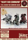 Dust Tactics: Steel Guard NCO Command Squad - "Heavy Red Command"