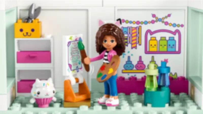 LEGO® Gabby's Dollhouse Gabby's poppenhuis speelwijze