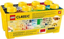 LEGO® Classic Creatieve medium opbergdoos achterkant van de doos