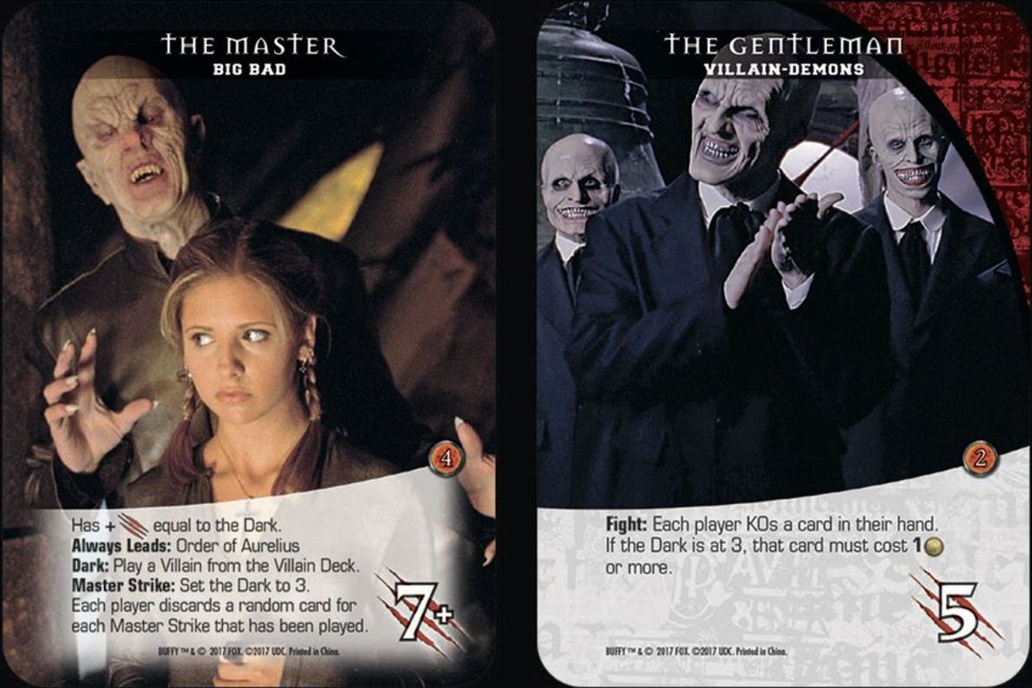 Legendary: Buffy The Vampire Slayer cards