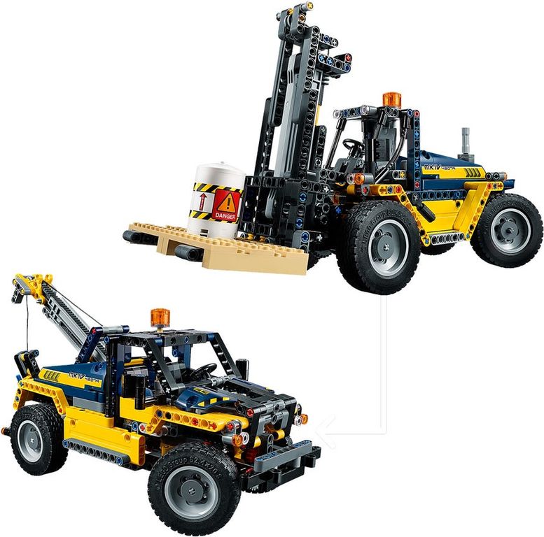 LEGO® Technic Le chariot élévateur composants