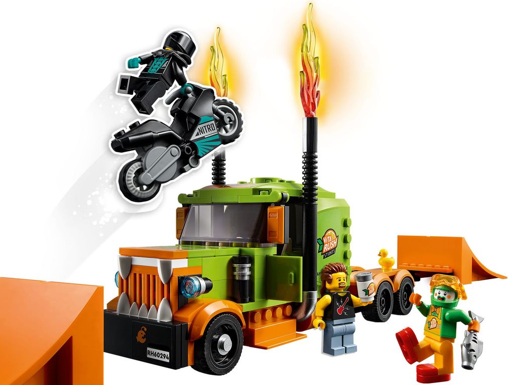 LEGO® City Espectáculo Acrobático: Camión jugabilidad