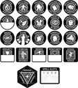 Dungeons & Dragons - Rogue Token Set components