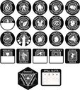 Dungeons & Dragons - Rogue Token Set componenten