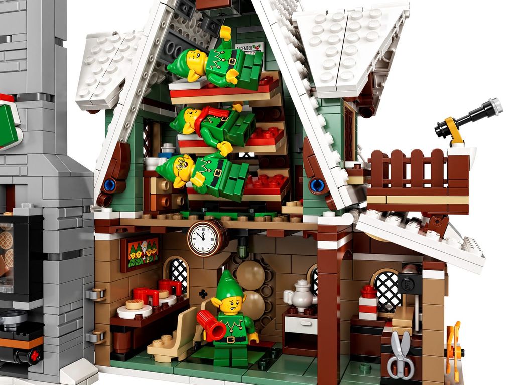 LEGO® Icons Elf Club House interior