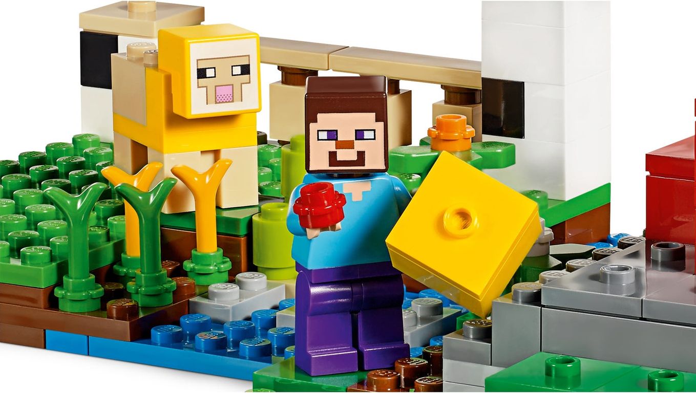 LEGO® Minecraft La fattoria della lana componenti