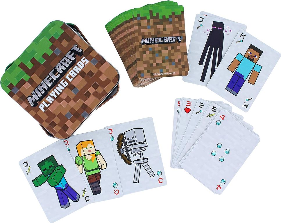 Minecraft Playing Cards cards