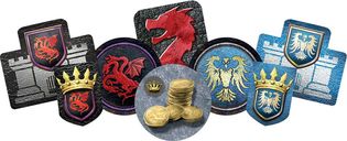 A Game of Thrones: The Board Game (Second Edition) - Mother of Dragons components