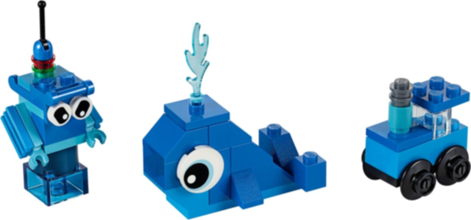 LEGO® Classic Creatieve blauwe stenen componenten