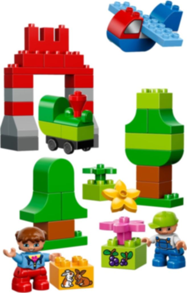 LEGO® DUPLO® Große Kreativ-Steinebox komponenten