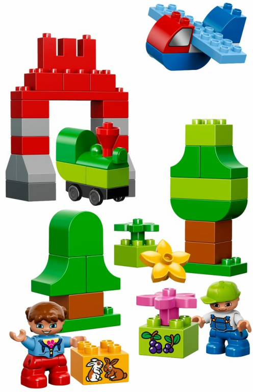 LEGO® DUPLO® Große Kreativ-Steinebox komponenten