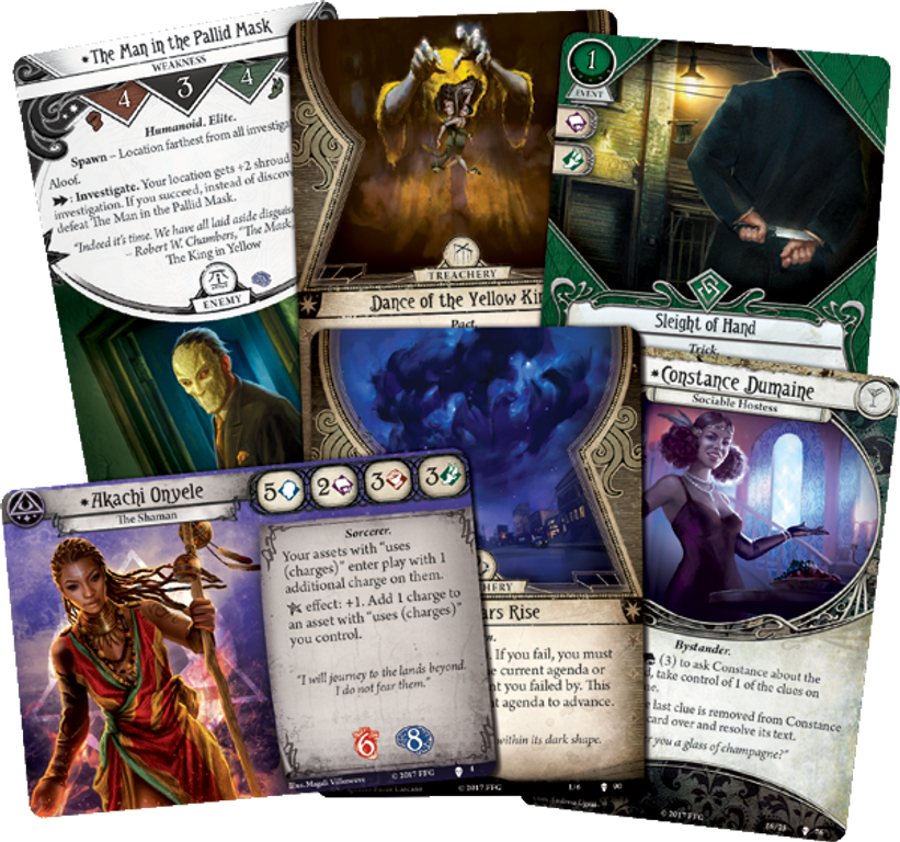 Arkham Horror: The Card Game - The Path to Carcosa kaarten