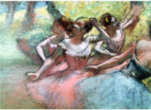 Degas Edgar - ballerina's op het podium