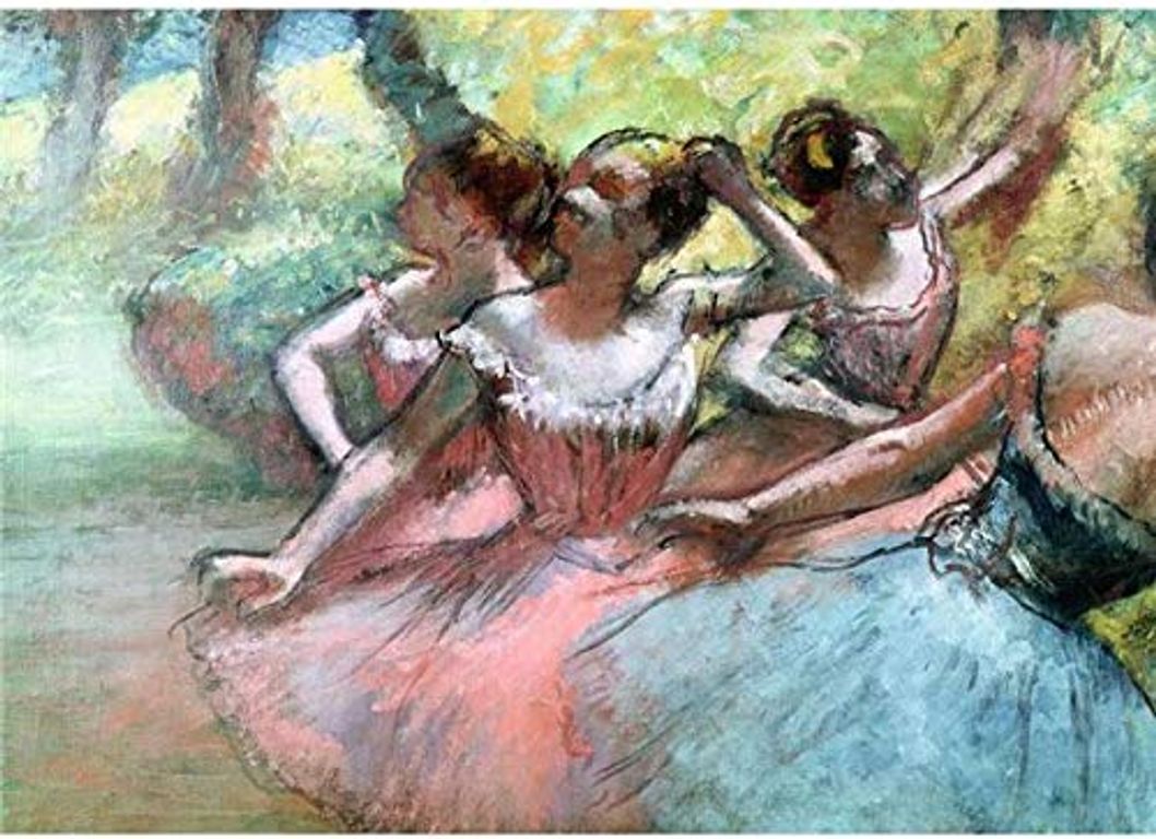 Degas Edgar - ballerines sur scène