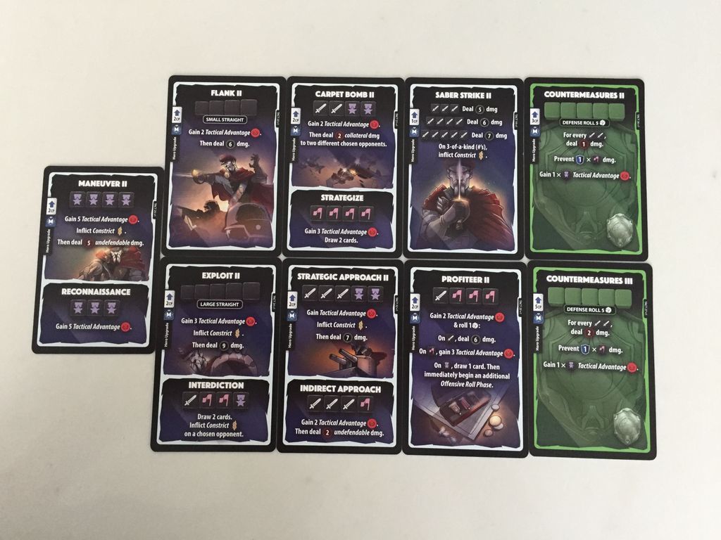 Dice Throne: Stratege vs. Tiergefährtin karten