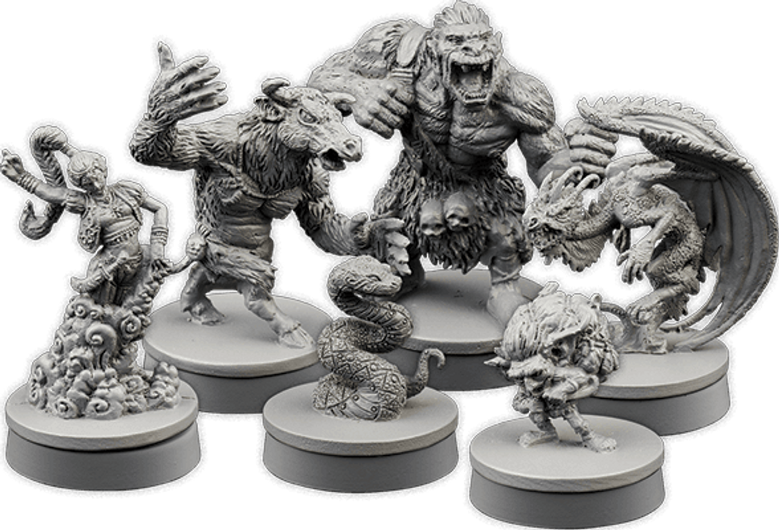 Wiz-War: Bestial Forces miniaturen