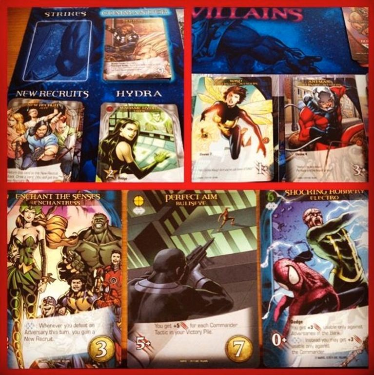 Legendary: A Marvel Deck Building Game - Villains cartes