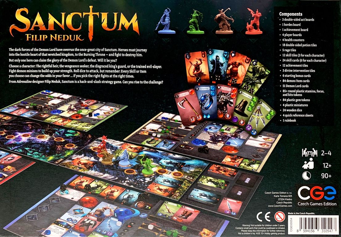 Sanctum back of the box