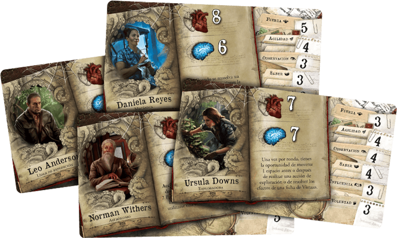 Mansions of Madness: Second Edition - Path of the Serpent personnages
