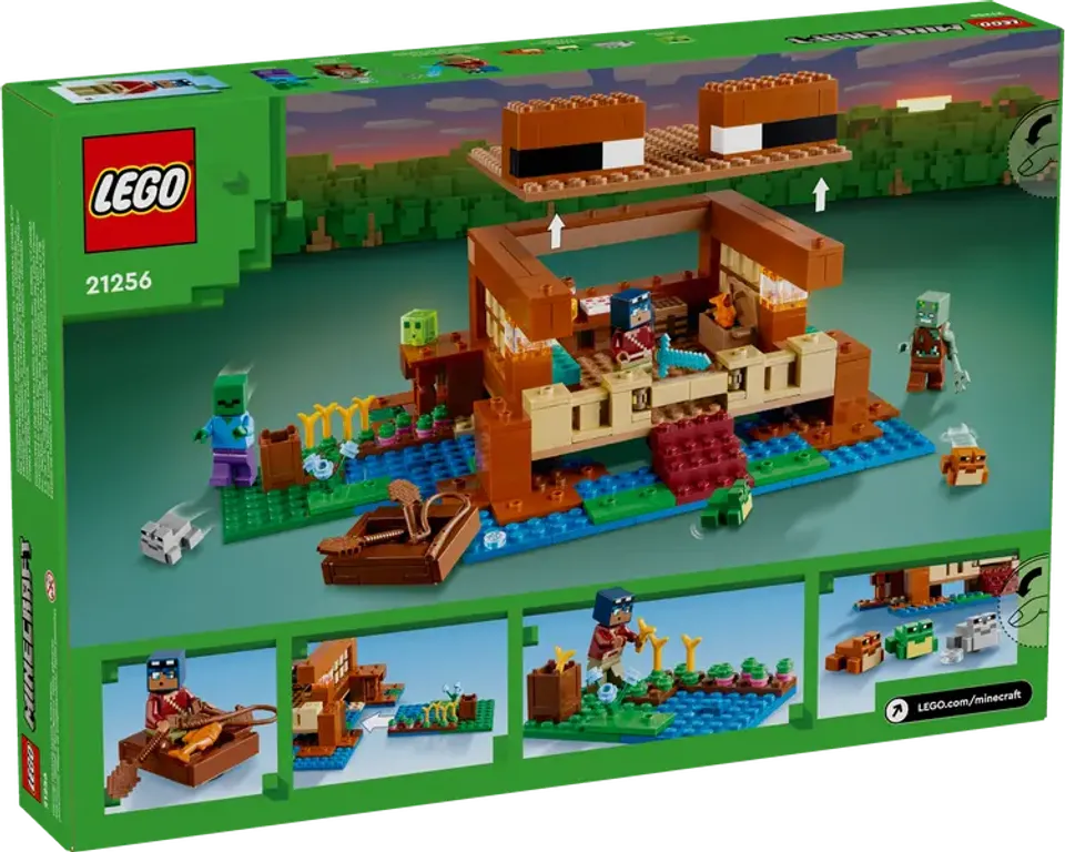 LEGO® Minecraft Das Froschhaus rückseite der box