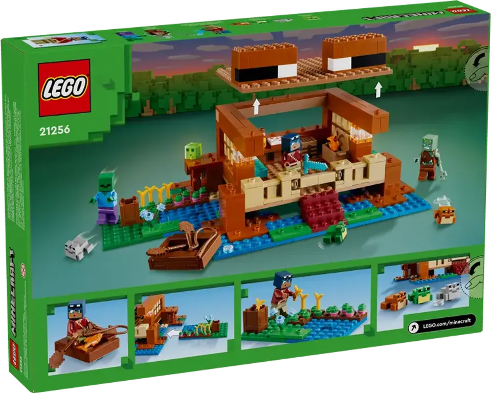 LEGO® Minecraft The Frog House back of the box