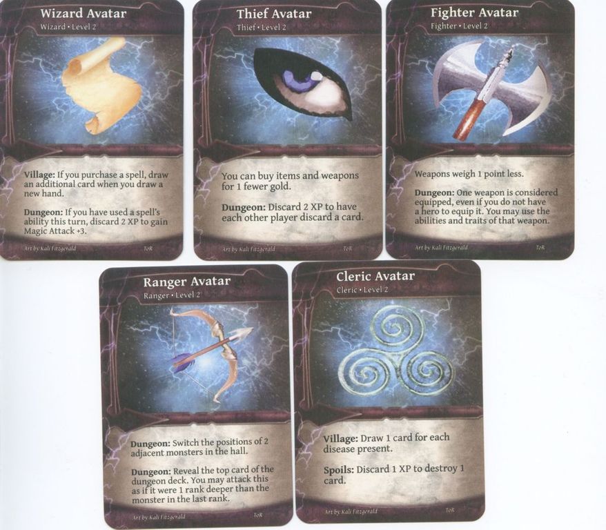 Thunderstone Avatars cards