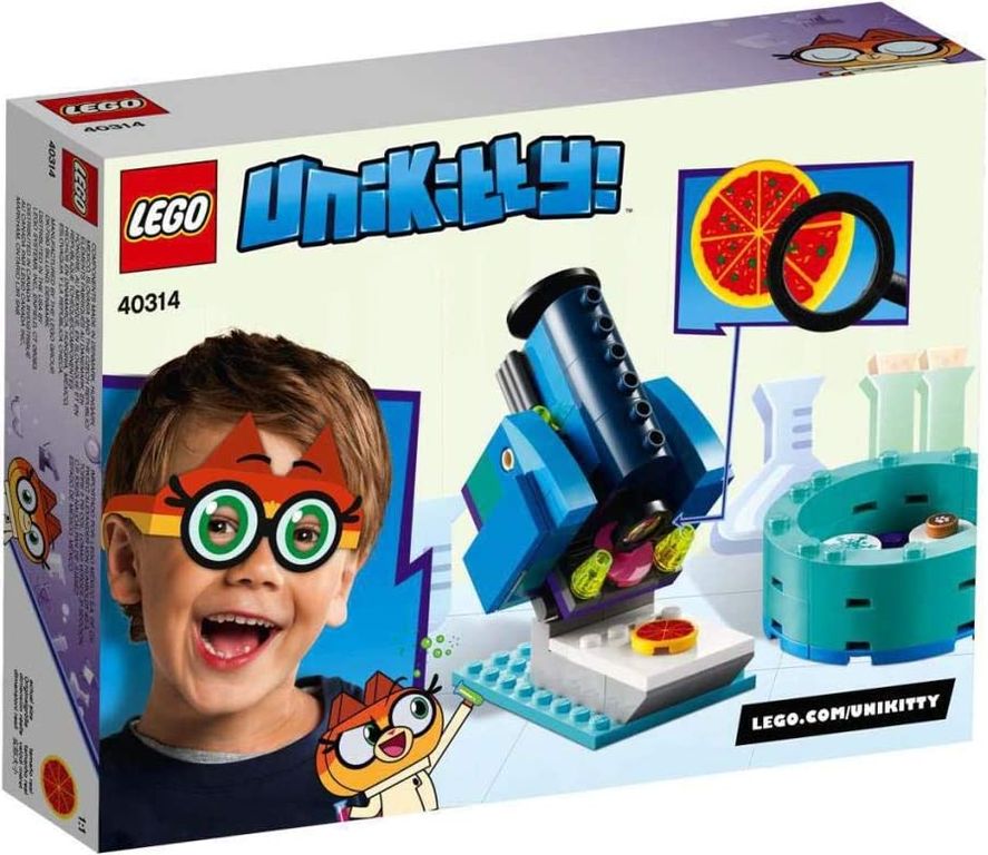 LEGO® Unikitty! Máquina aumentadora del Dr. Fox™ parte posterior de la caja