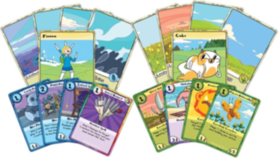 Adventure Time Card Wars: Fionna vs Cake cards
