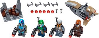 LEGO® Star Wars Coffret de bataille Mandalorien™ composants