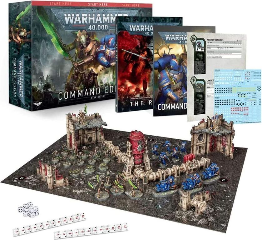 Warhammer 40,000 Command Edition Starter Box componenti