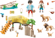 Playmobil® Family Fun Outdoor Lion Enclosure components