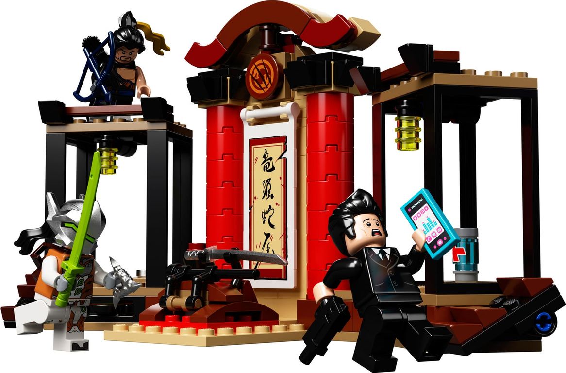 LEGO® Overwatch Hanzo vs. Genji components
